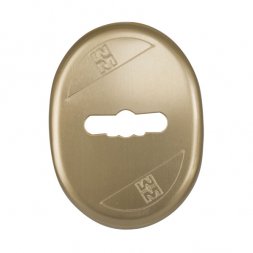 Декоративная накладка под сувальдный ключ Mottura 95.324 со шторкой бронза