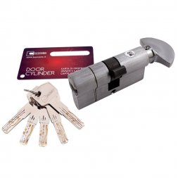 Цилиндр Buonellе B10 60 (30x30T) ключ-тумблер хром матовый