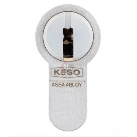 Цилиндр Keso 8000 Ω2 60 (30x30) ключ-ключ никель сатин