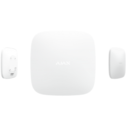 Централь Ajax Hub 2 2G (2G 2xSIM, Ethernet) с поддержкой фотоверификации тревог (белый)