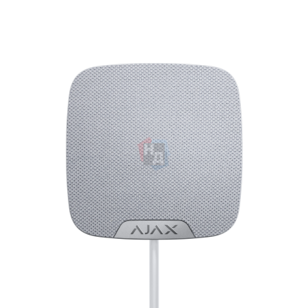 Проводная сирена для помещений Ajax HomeSiren Fibra белый