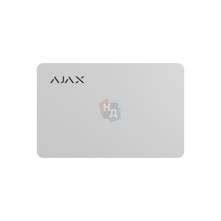 Комплект бесконтактных карт Ajax Pass (10шт) белый