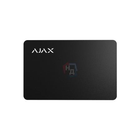 Комплект бесконтактных карт Ajax Pass (100шт) черный