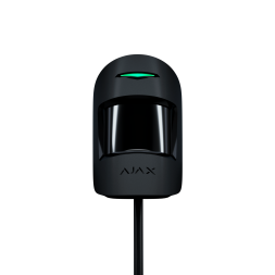 Проводной датчик движения Ajax MotionProtect Fibra черный