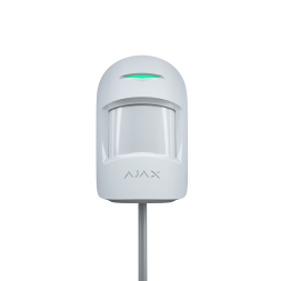 Проводной датчик движения Ajax MotionProtect Plus Fibra с микроволновым сенсором белый