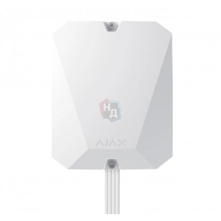 Гибридная централь системы безопасности Ajax Hub Hybrid (2G) с поддержкой фотоверификации тревог белый