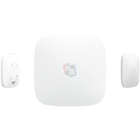 Централь Ajax Hub Plus (3G/2G 2xSIM, Wi-Fi, Ethernet) белый