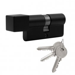 Цилиндр Cortellezzi Primo 117 SQ 60 (30x30T) ключ-тумблер черный