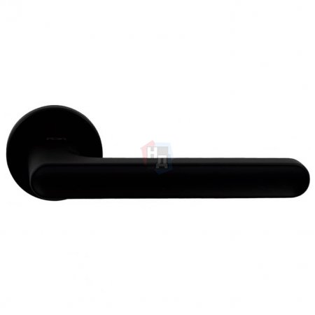 Дверная ручка RDA Fiord R черный матовый (6мм)