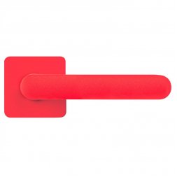Дверная ручка Colombo Design OneQ красный