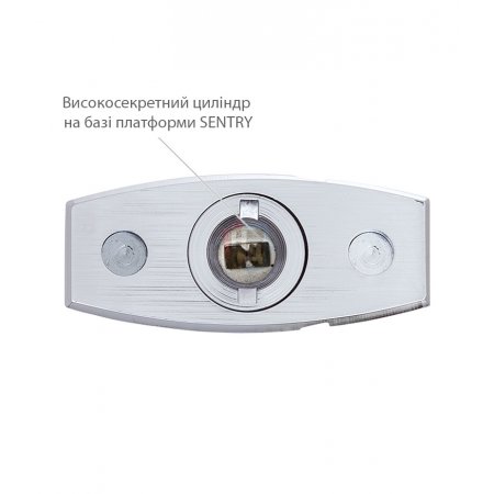 Замок навесной Abloy PL342 Sentry BA66EE 2KEY 25мм