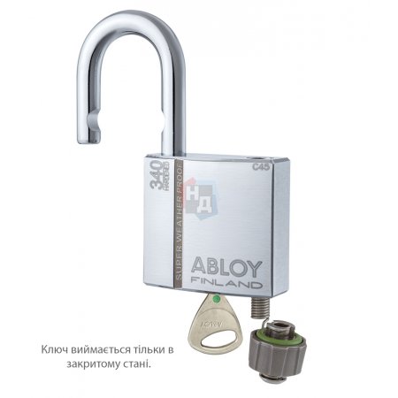 Замок навесной Abloy PLM340 Sentry BA66EE 2KEY 25мм