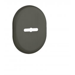 Декоративная накладка под сувальдный ключ Disec KT3838 MATRIX OVAL черный матовый