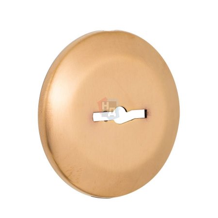 Декоративная накладка под сувальдный ключ Mul-T-Lock A731 MATRIX ROUND бронза розовая (без шторки)