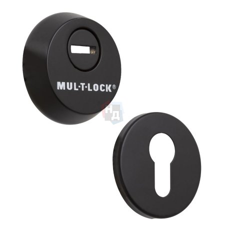 Броненакладка накладная Mul-T-Lock SL3 ROUND черный