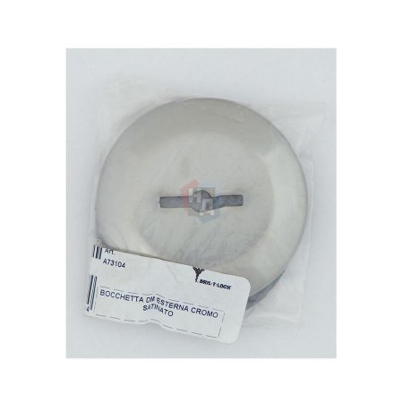 Декоративная накладка под сувальдный ключ Mul-T-Lock A731 MATRIX ROUND хром сатин (без шторки)