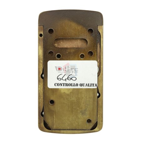 Броненакладка накладная Disec MG220MINI OVAL внешняя бронза сатин (под сувальдный ключ)