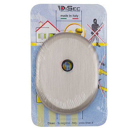 Декоративная накладка под шток Disec KT3560 OVAL нержавеющая сталь