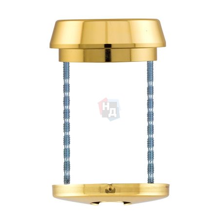 Броненакладка накладная Abloy CH101 h.16,5мм ROUND латунь полированная