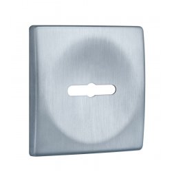 Декоративная накладка под сувальдный ключ Disec KT3826 MATRIX SQUARE нержавеющая сталь (без шторки)