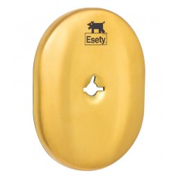 Декоративная накладка под ключ OMEGA ESETY A703 OVAL бронза желтая (без шторки)