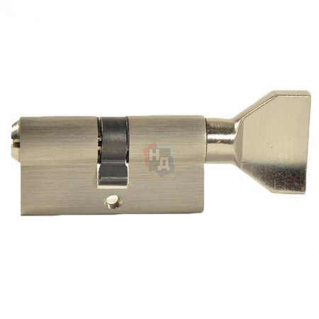Цилиндр Imperial ЛАТУНЬ 110 (55x55T) ключ-тумблер никель сатин
