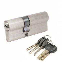 Цилиндр Imperial ЦИНК 90 (35x55) ключ-ключ никель сатин