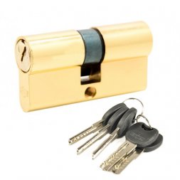 Цилиндр Imperial ЦИНК 80 (35x45) ключ-ключ золото