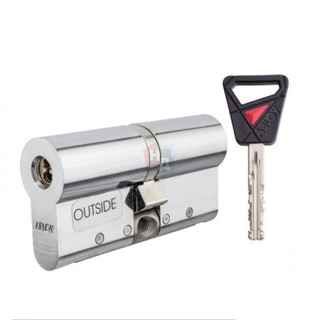 Цилиндр Abloy Novel 95 (32,5x62,5) CY322 ключ-ключ CR хром