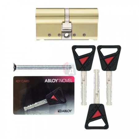 Цилиндр Abloy Novel 95 (47,5x47,5) CY322 ключ-ключ KILA латунь