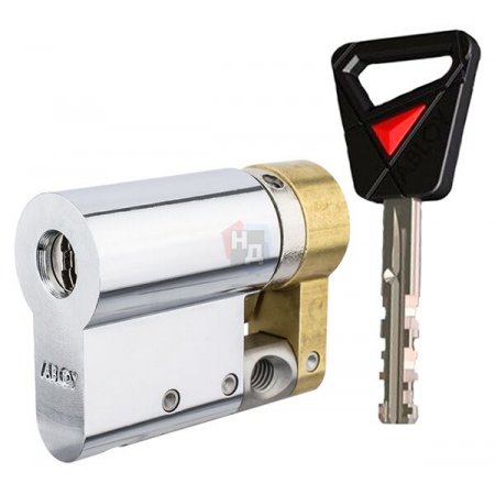 Цилиндр Abloy Novel 53 (42,5x10,5) CY321 ключ-половинка CR хром