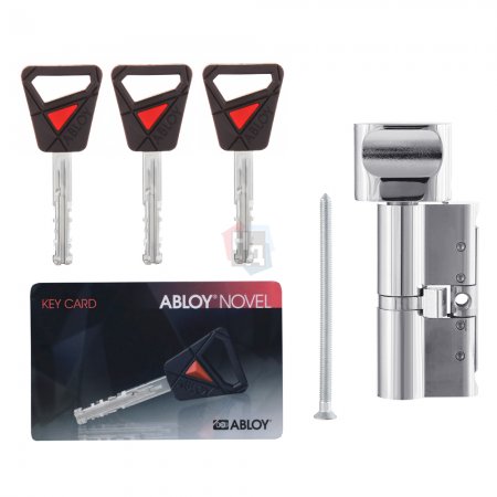 Цилиндр Abloy Novel 69 (32,5x36,5) CY321 ключ-тумблер CR хром