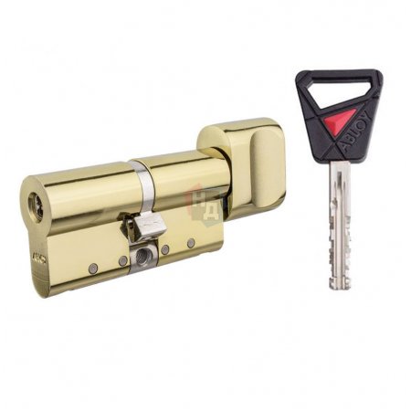 Цилиндр Abloy Novel 64 (32,5x31,5) CY321 ключ-тумблер KILA латунь