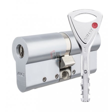 Цилиндр Abloy Protec 2 62 (31x31) CY322 ключ-ключ HCR хром матовый