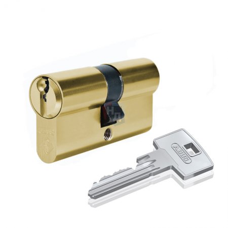 Цилиндр Abus S60P 100 (55x45) ключ-ключ золото