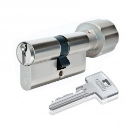 Цилиндр Abus S60P 100 (50x50T) ключ-тумблер никель