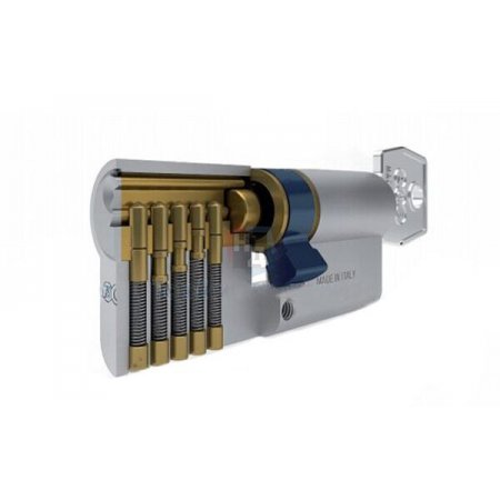 Цилиндр AGB Mod.600 60 (30x30) ключ-тумблер хром матовый