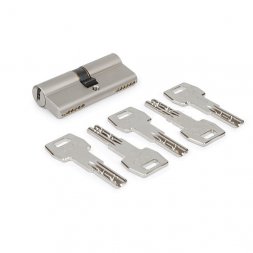 Цилиндр AGB Scudo 5000 65 (30x35) ключ-ключ никель матовый