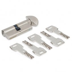 Цилиндр AGB Scudo 5000 65 (35x30) ключ-тумблер никель матовый