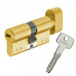 Цилиндр Abus D15 90 (45x45T) ключ-тумблер латунь