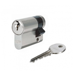 Цилиндр Abus E50 (E45) 40 (30x10) ключ-половинка никель