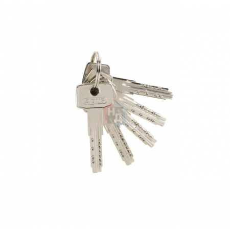 Цилиндр Abus D15 80 (40x40) ключ-ключ никель