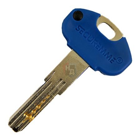 Цилиндр Securemme K1 90 (45x45T) ключ-тумблер хром