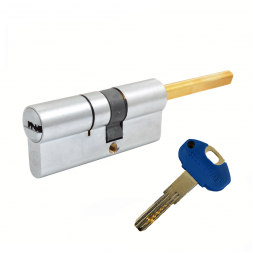 Цилиндр Securemme K1 70 (40x30T) ключ-шток хром