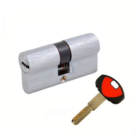 Цилиндр Securemme K2 90 (45x45) ключ-ключ хром