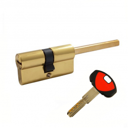 Цилиндр Securemme K2 60 (30x30T) ключ-шток латунь