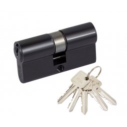 Цилиндр RDA 60 (30x30) ключ-ключ черный (английский ключ)