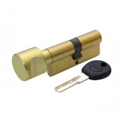 Цилиндр RDA 60 (30x30T) ключ-тумблер латунь (лазерный ключ)