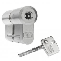 Цилиндр Dom Diamant 104 (32x72) ключ-ключ никель