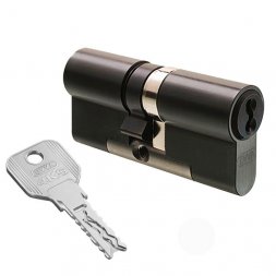 Цилиндр Evva 4KS 132 (61x71) ключ-ключ бронза